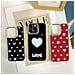 Custodia Per Telefono Con Verniciatura A Specchio - Design A Cuore Per Iphone 16 Plus - Foto miniatura 4