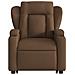 Poltrona Alzapersona Reclinabile Marrone in Tessuto - Foto miniatura 9