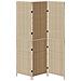 Paravento 3 Pannelli Pieghevole Beige 147x180 cm in Polyrattan - Foto miniatura 5