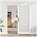 "Set Porta Scorrevole  con Hardware Bianco 93x211 cm Legno Massiccio di Pino, Porta Interna  con Vetro ""ORKDAL"" Bianca 93x211x4 cm" - Foto miniatura 3