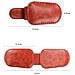 Clip Portaocchiali Da Sole In Pelle Pu Per Aletta Parasole Auto - Organizzatore Multifunzionale Per Occhiali E Biglietti Brown - Foto miniatura 3