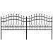 Recinzione da giardino Grigio 115 cm - Foto miniatura 1