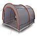 Tenda porta biciclette Grigio e arancione 256 x 222 x 182 cm - Foto miniatura 3