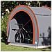 Tenda porta biciclette Grigio e arancione 256 x 222 x 182 cm - Foto miniatura 4