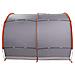 Tenda porta biciclette Grigio e arancione 256 x 222 x 182 cm - Foto miniatura 6