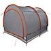 Tenda porta biciclette Grigio e arancione 256 x 222 x 182 cm - Foto miniatura 7