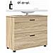 Mobile da Bagno con cassetto rovere sonoma 76.5 x 35 x 64 cm - Foto miniatura 3