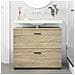 Mobile da Bagno con cassetto rovere sonoma 76.5 x 35 x 64 cm - Foto miniatura 4