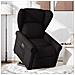 Poltrona Alzapersona Reclinabile Elettrica Nera in Tessuto - Foto miniatura 2