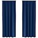 Tende con tende 2 pcs Blu scuro 225x140cm Poliestere - Foto miniatura 1