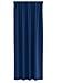 Tende con tende 2 pcs Blu scuro 225x140cm Poliestere - Foto miniatura 4
