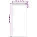 Tende con tende 2 pcs Blu scuro 225x140cm Poliestere - Foto miniatura 9