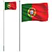 Asta e Bandiera Portogallo 6,23 m Alluminio - Foto miniatura 1