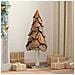 Albero di Natale Marrone 90 cm Legno massello di teak - Foto miniatura 2