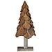 Albero di Natale Marrone 90 cm Legno massello di teak - Foto miniatura 6