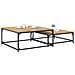 Tavolino da salotto 2 pcs Rovere artigianale Legno multistrato - Foto miniatura 3
