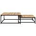 Tavolino da salotto 2 pcs Rovere artigianale Legno multistrato - Foto miniatura 5