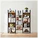 Libreria SHELF CABINET in stile loft rustico marrone 14 ripiani - Foto miniatura 2