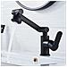 Rubinetto per lavabo da bagno, Blackswan, tipo M321, modello nero opaco, pieghevole a 360°, misura 30 cm - Foto miniatura 2