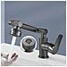 Rubinetto per lavabo da bagno, Blackswan, tipo M321, modello nero opaco, pieghevole a 360°, misura 30 cm - Foto miniatura 4