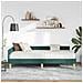 Struttura Letto Angolare con Materasso 2 pcs Verde Tessuto - Foto miniatura 3