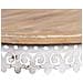 Tavolo Rotondo In Legno E Metallo Finitura Invecchiata 75x75x80h Cm - Foto miniatura 5