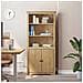 Libreria BODO Marrone miele 82 x 40 x 173 cm Legno multistrato - Foto miniatura 2