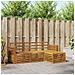 Set divani 4 pcs Naturale Legno di Acacia Massello - Foto miniatura 2