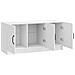 Mobile TV Bianco Lucido 99 x 34,5 x 47 cm Legno ingegnerizzato - Foto miniatura 3