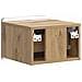 Mobiletto da notte a muro con cassetto 2 pcs Rovere Artigianale - Foto miniatura 7