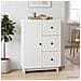 Credenza Bianco 66 x 34,5 x 90 cm Legno ingegnerizzato - Foto miniatura 4