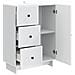 Credenza Bianco 66 x 34,5 x 90 cm Legno ingegnerizzato - Foto miniatura 5
