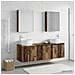 Set di Armadi da Bagno 5 pcs Legno antico Legno ingegnerizzato - Foto miniatura 2