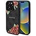 Indovina La Custodia Nera Con Motivo Floreale Per Iphone 16 Pro 6.3, Magsafe. - Foto miniatura 7