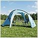 Tenda da trekking con telo impermeabile 3 persona Blu - Foto miniatura 2