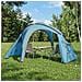 Tenda da trekking con telo impermeabile 3 persona Blu - Foto miniatura 3