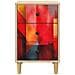 Armadio da Notte HEESCH 2 pz Rovere Sonoma 36 x 33 x 60 cm - Foto miniatura 6