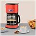 Macchina per caffé americano MG30 RED, con filtro in acciaio inox da 1,5 l (12 tazze), caraffa in vetro graduato, mantenimento in caldo - Foto miniatura 3