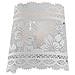 I-CLUNY-AP - Applique Classica Bianco Opaco Forato Pizzo Lampada da Parete E14 - Foto miniatura 1