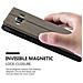 Custodia Compatibile Con Samsung Galaxy A5 2015 In Bruno Pietra - Coperchio Protettivo Con Chiusura Magnetica, Funzione Stand E 2 Finestre Di Visualizzazione - Foto miniatura 8