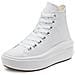 568498c Ct All Star Hi Trainer Donna Taglia 41 Colore Bianco - Foto miniatura 9