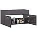 Mobile Lavabo Grigio Lucido 90x38,5x46 cm in Legno Multistrato - Foto miniatura 5