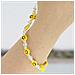Bracciale Da Telefono Con Perle, Stella E Smiley Gialli Collezione Smile - Foto miniatura 4
