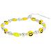 Bracciale Da Telefono Con Perle, Stella E Smiley Gialli Collezione Smile - Foto miniatura 1