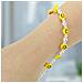 Bracciale Da Telefono Con Perle, Stella E Smiley Gialli Collezione Smile - Foto miniatura 5