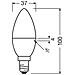 Candela Led 25w / 827 Satinata E14 - C - Foto miniatura 10