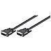 0.5m Dual Link DVI-D Cable 0.5m DVI-D DVI-D Nero cavo DVI - Foto miniatura 1
