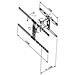 37982 85" Nero supporto da parete per tv a schermo piatto - Foto miniatura 5