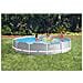 Piscina Rotonda Prisma Frame in PVC con Pompa Filtro 366x76 cm Grigio Chiaro - Foto miniatura 2
