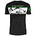 T-shirt Linear Zander M Nero / acid Green - Foto miniatura 1
